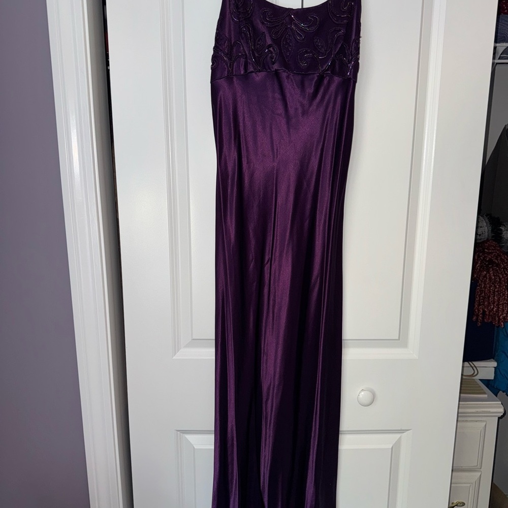 Elegant Purple Evening Gown